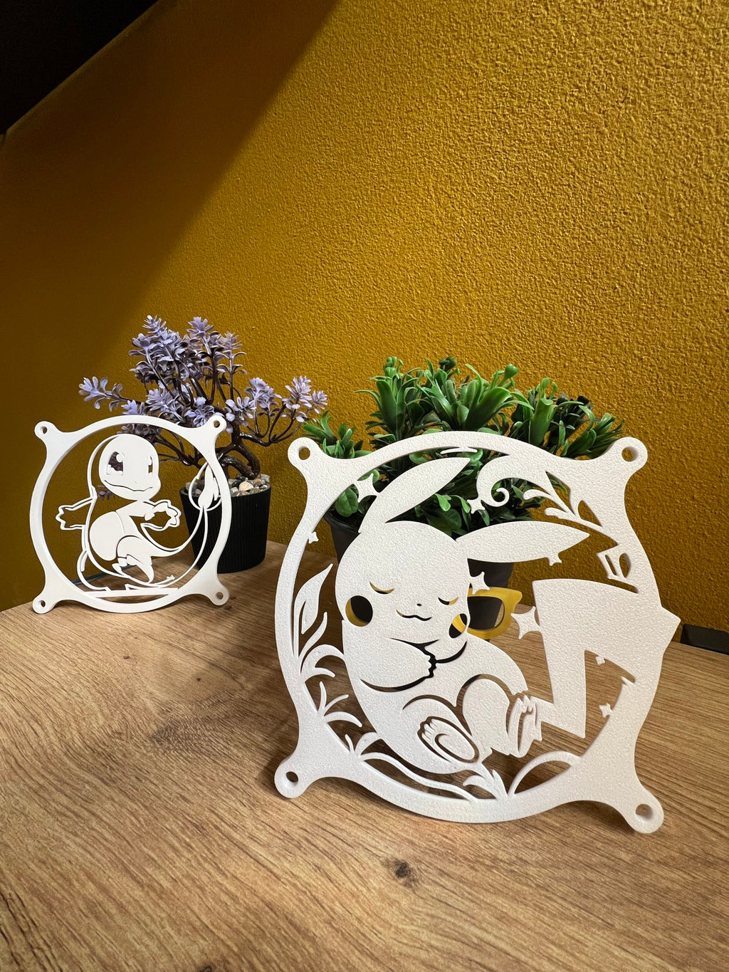 PC Fan Cover 120mm Pikachu – Λευκό – Gaming & Διακοσμητικό