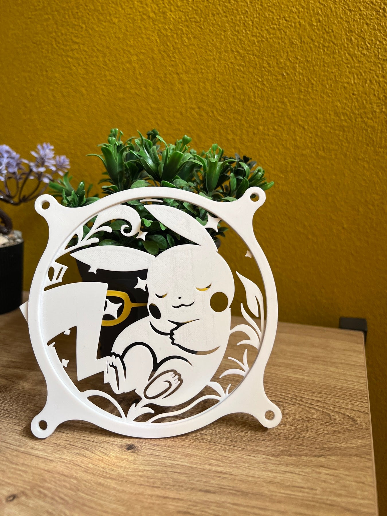 PC Fan Cover 120mm Pikachu – Λευκό – Gaming & Διακοσμητικό