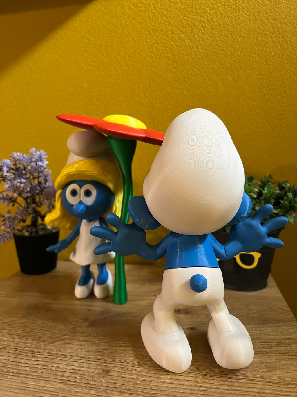 Φιγούρα Στρουμφάκι με τη Γλώσσα Έξω – Συλλεκτικό / Διακοσμητικό (Στρουμφάκια)