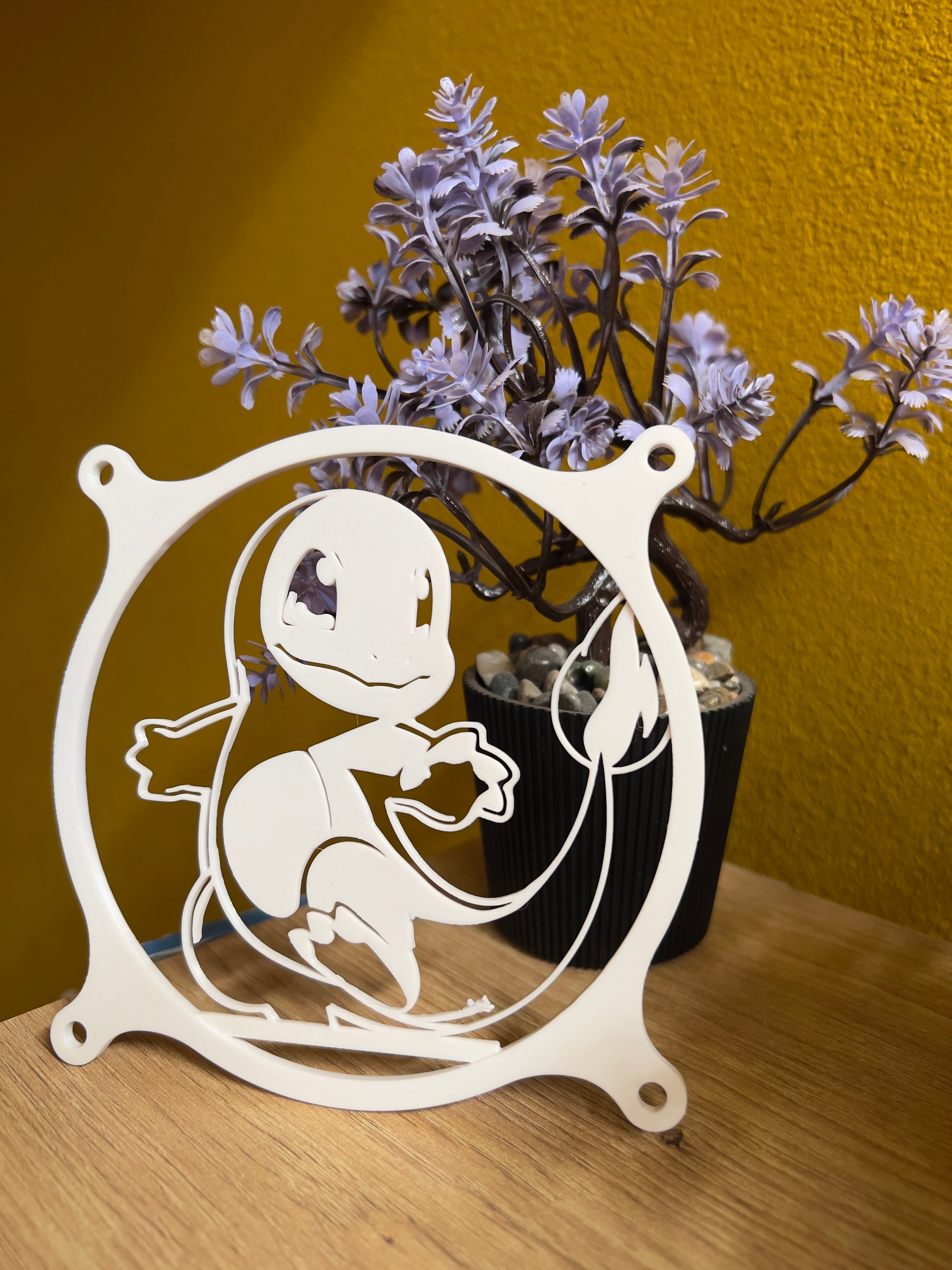 PC Fan Cover 120mm Charmander – Λευκό – Gaming & Διακοσμητικό