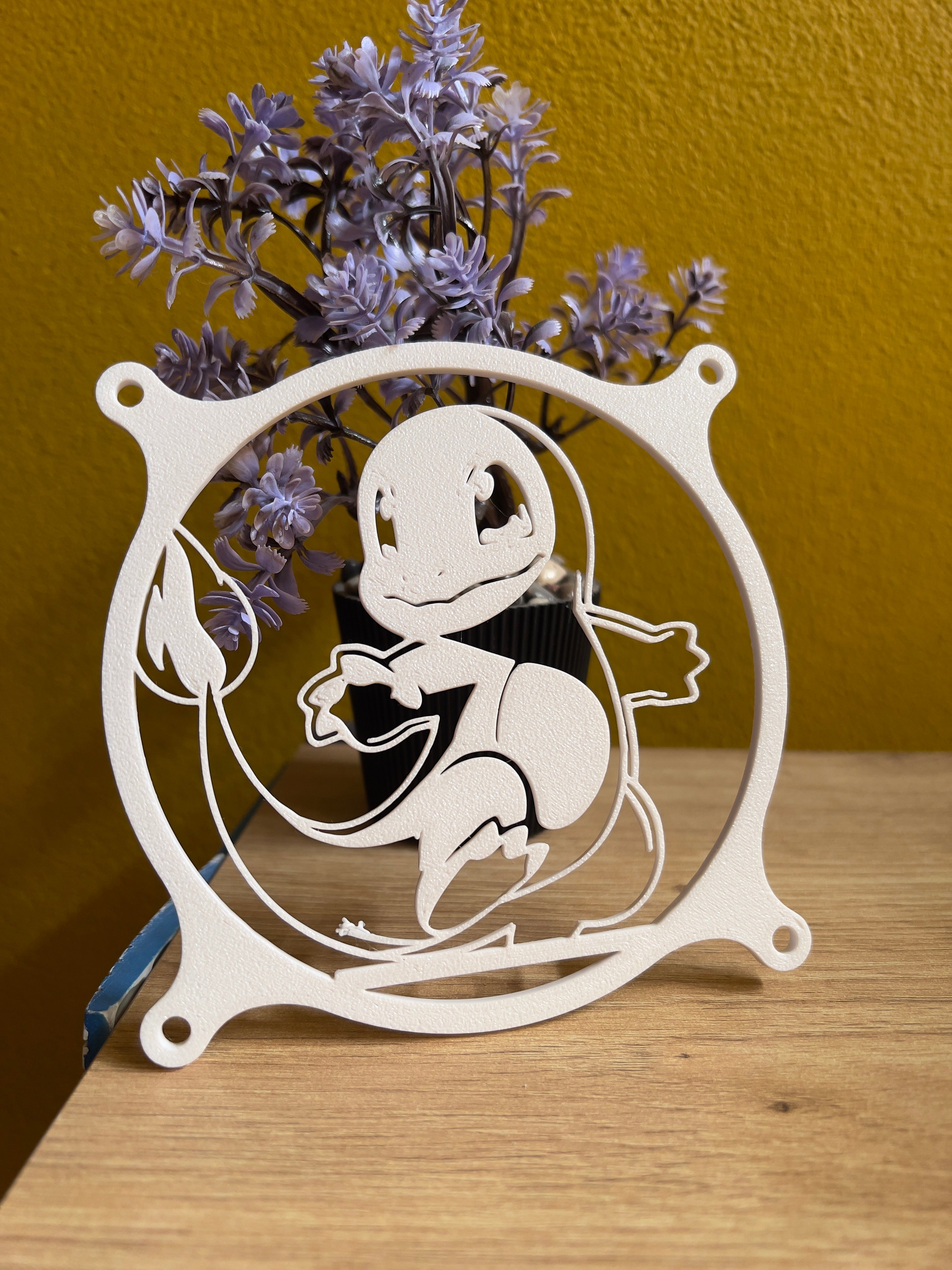 PC Fan Cover 120mm Charmander – Λευκό – Gaming & Διακοσμητικό